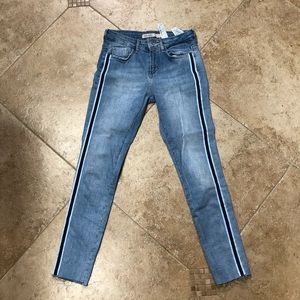 ZARA jeans with side stripe